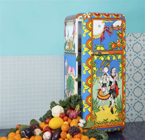 dolce gabbana refrigerator|smeg vintage fridge.